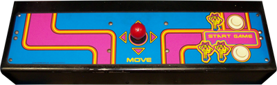 Ms. Pac-Man - Arcade - Control Panel Image