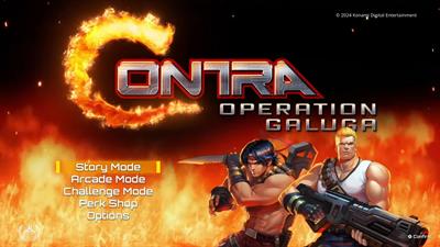 Contra Operation Galuga - Screenshot - Game Title Image