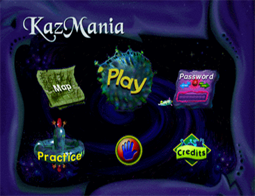 Kazmania 1: Trail of Gems - Screenshot - Game Select Image