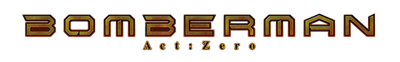 Bomberman: Act Zero - Clear Logo Image