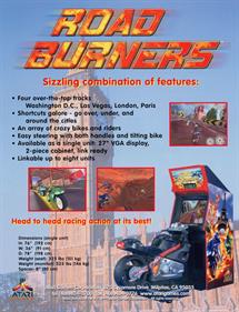 Road Burners - Advertisement Flyer - Back Image