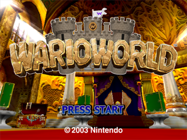 Wario World - Screenshot - Game Title Image