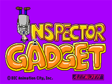 Inspector Gadget: Mission 1: Global Terror! - Screenshot - Game Title Image