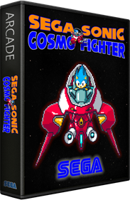 SegaSonic Cosmo Fighter - Box - 3D Image