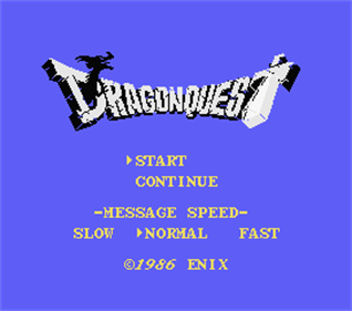 Dragon Quest - Screenshot - Game Title Image