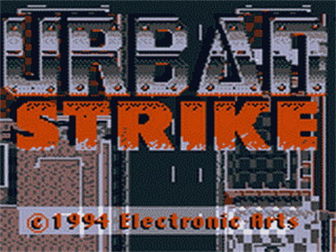 Urban Strike: The Sequel to Jungle Strike - Screenshot - Game Title Image