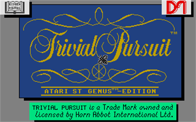 Trivial Pursuit: The Computer Game: Genus Edition - Screenshot - Game Title Image