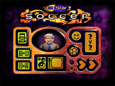 All Star Soccer - Screenshot - Game Title Image