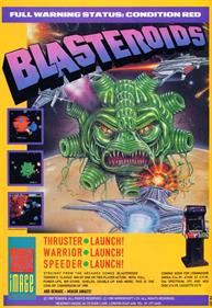 Blasteroids - Advertisement Flyer - Front Image