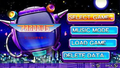 Parodius Portable - Screenshot - Game Select Image