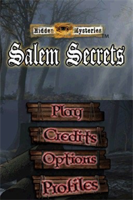 Hidden Mysteries: Salem Secrets: Witch Trials of 1692 - Screenshot - Game Title Image