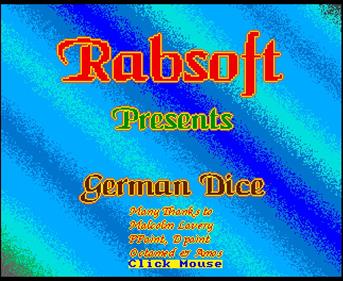 German Dice - Screenshot - Game Title Image