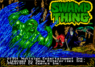 Swamp Thing - Screenshot - Game Title Image