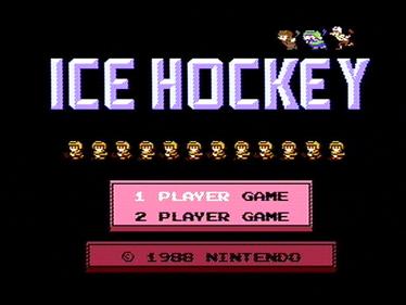 Ice Hockey - Screenshot - Game Title Image