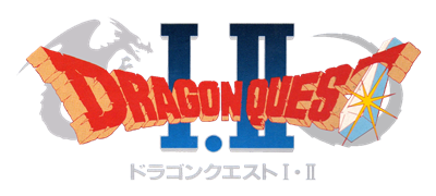Dragon Quest I.II - Clear Logo Image