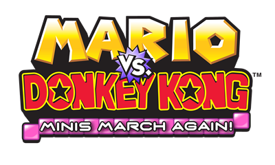 Mario vs. Donkey Kong: Minis March Again! - Clear Logo Image