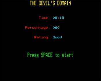 The Devil's Domain - Screenshot - Game Over Image