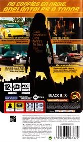 Need for Speed: Undercover - Box - Back Image