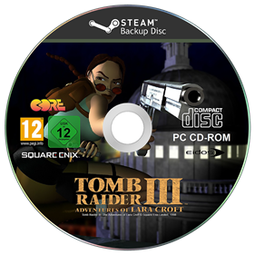 Tomb Raider III: Adventures of Lara Croft - Fanart - Disc