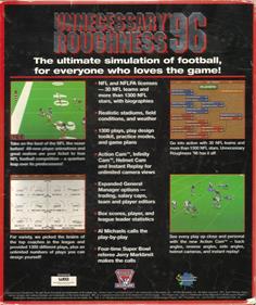 Unnecessary Roughness '96 - Box - Back Image