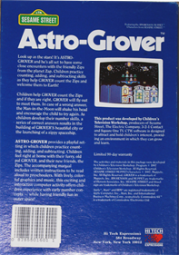 Sesame Street: Astro-Grover - Box - Back Image