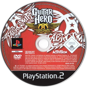 Guitar Hero: Aerosmith - Disc Image