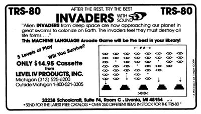 Invaders-Plus - Advertisement Flyer - Front Image