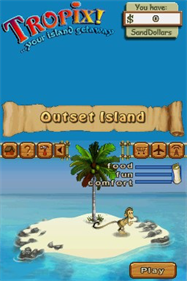 Tropix! Your Island Getaway - Screenshot - Game Title Image