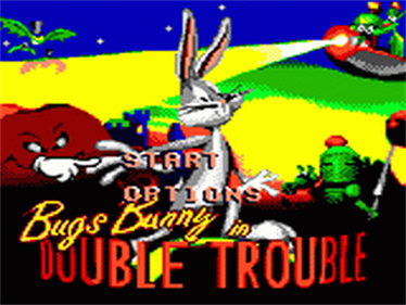 Bugs Bunny in Double Trouble - Screenshot - Game Title Image