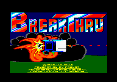 Breakthru - Screenshot - Game Title Image