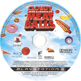 Cloudy With a Chance of Meatballs - Disc Image