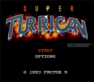 Super Turrican Collection - Screenshot - Game Title Image