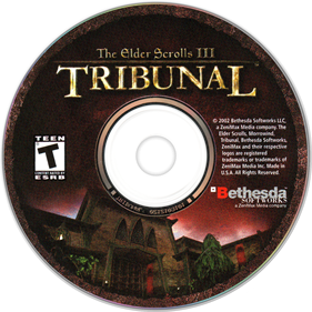 The Elder Scrolls III: Tribunal - Disc Image