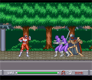 Mighty Morphin Power Rangers - Screenshot - Gameplay Image