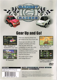 Gadget Racers - Box - Back Image
