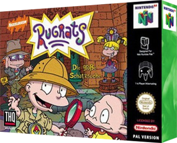 Rugrats: Scavenger Hunt - Box - 3D Image