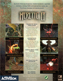 Heretic II - Box - Back Image