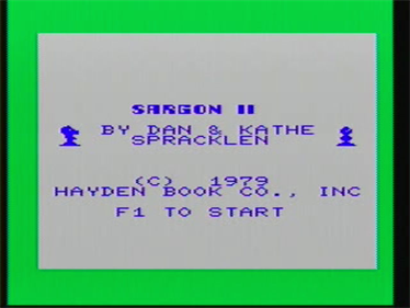 Sargon II Chess - Screenshot - Game Title Image
