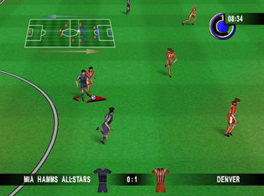Mia Hamm Soccer 64 - Screenshot - Gameplay