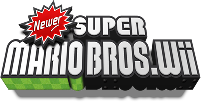 Newer Super Mario Bros. Wii - Clear Logo Image