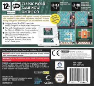 Scrabble Interactive: 2009 Edition - Box - Back Image