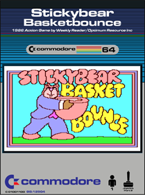 Stickybear Basket Bounce - Fanart - Box - Front Image