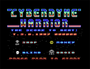 Cyberdyne Warrior - Screenshot - Game Title Image