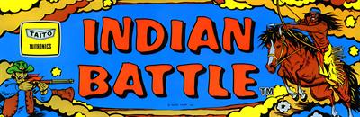 Indian Battle - Arcade - Marquee Image