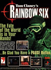Tom Clancy's Rainbow Six - Advertisement Flyer - Front Image