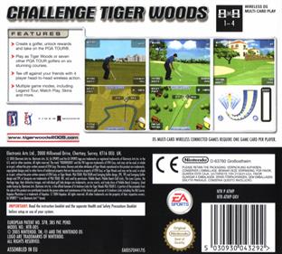 Tiger Woods PGA Tour - Box - Back Image