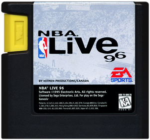 NBA Live 96 - Cart - Front Image