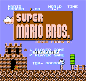 Frank's Third Ultimate Super Mario Bros. 1 - Screenshot - Game Title Image