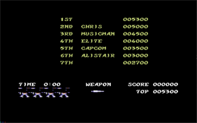 Ghosts'n Goblins II - Screenshot - High Scores Image