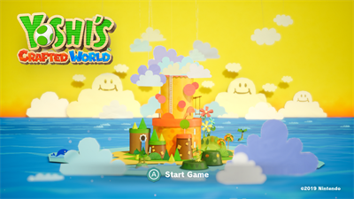 Yoshi's Crafted World - Screenshot - Game Title Image